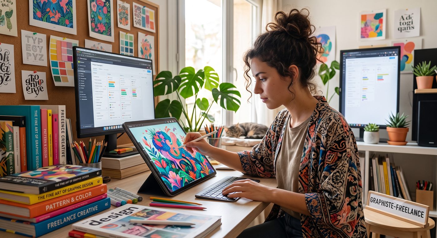 Devenir graphiste freelance en auto-entrepreneur