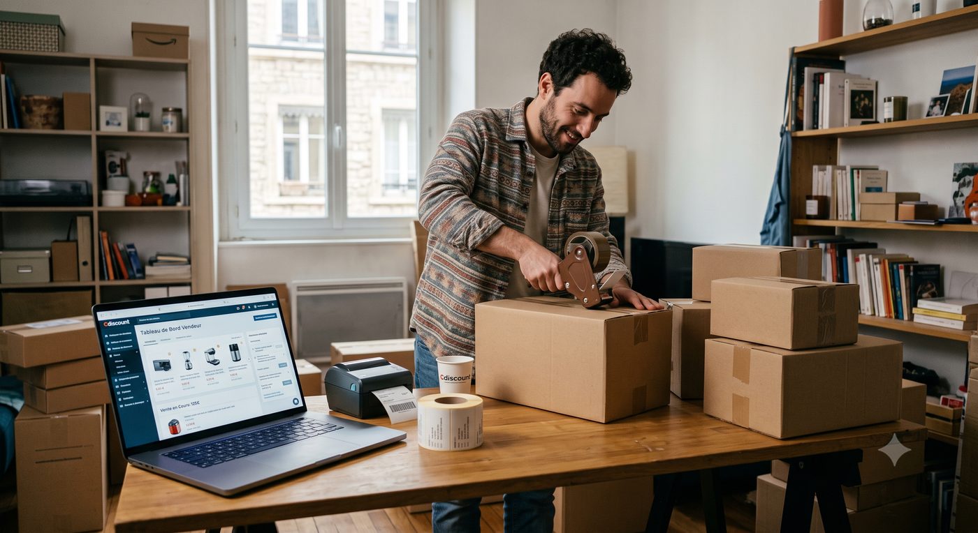 Devenir vendeur sur Cdiscount Marketplace en auto-entrepreneur